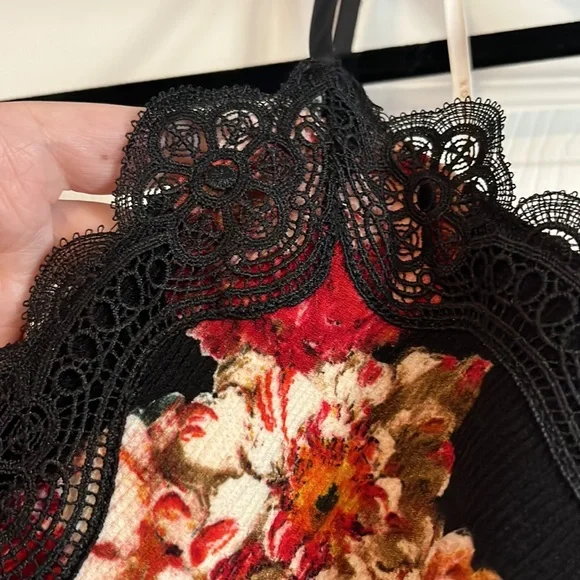 Anthropologie Foxiedox Floral Lace Midi Dress Size XL - Picture 3 of 6